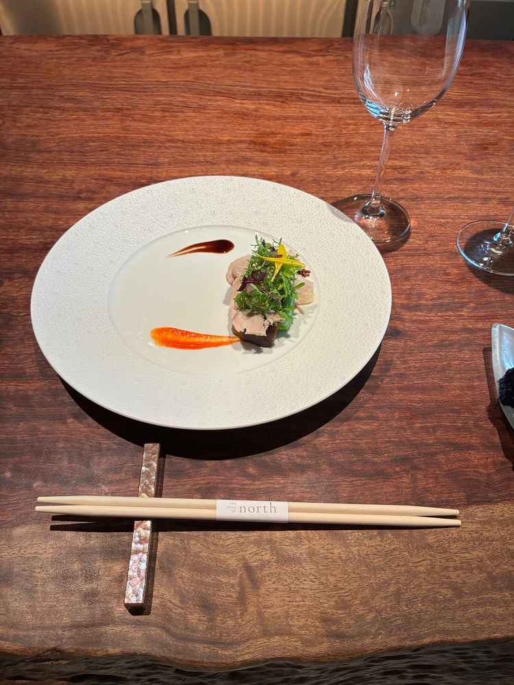 前菜　京もち豚の自家製ハム