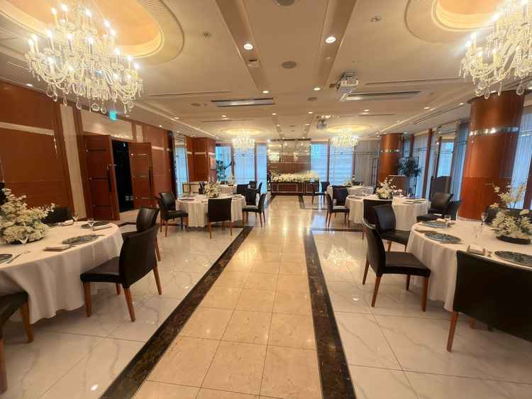 披露宴会場です。