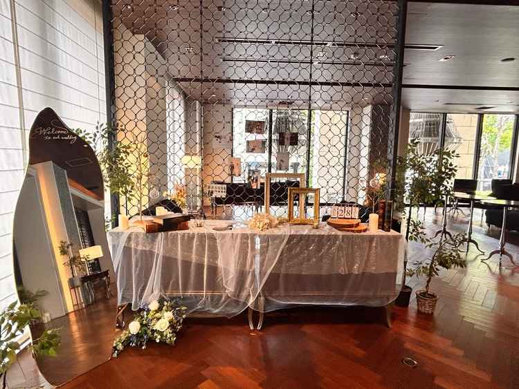 ウェルカムボードなど、小物がある程度揃っているため、そこまで揃えなくても充分そうだ