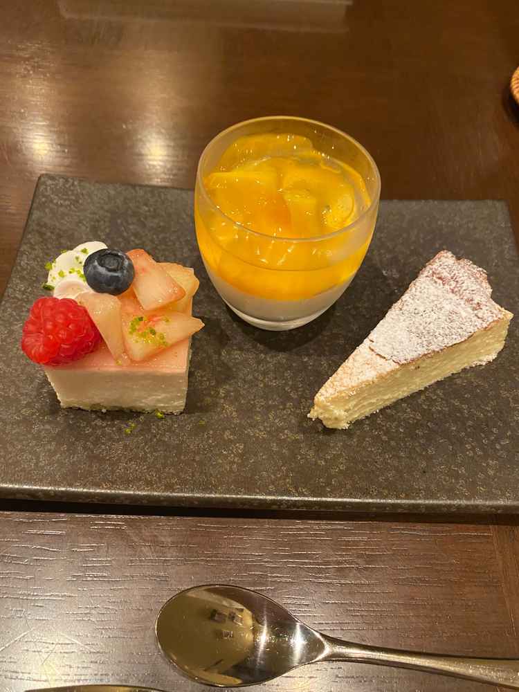 試食のうち、デザートがとても良かった。