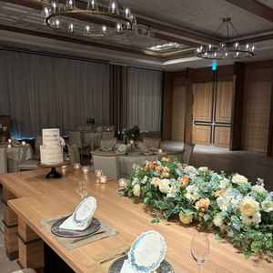 新郎新婦側からの会場の雰囲気。