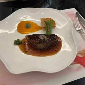 試食のお肉。柔らかく程よくジューシーで美味しかったです。