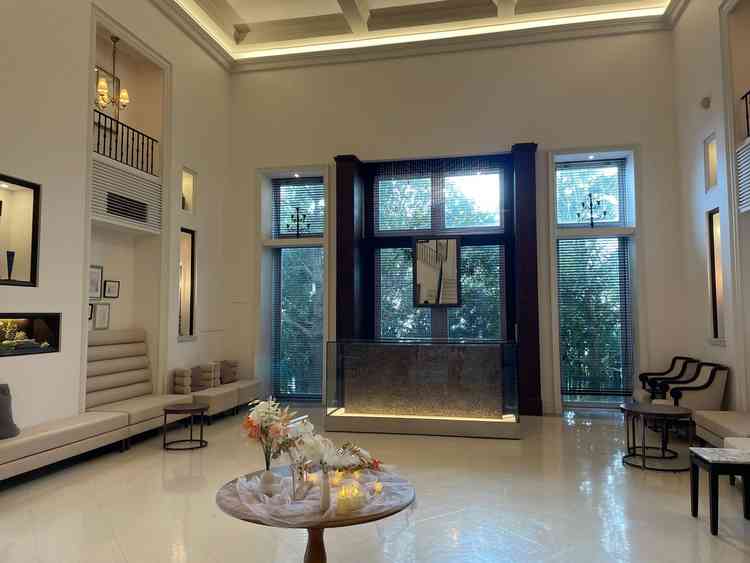 待合スペースは十分すぎるくらい広さがありました