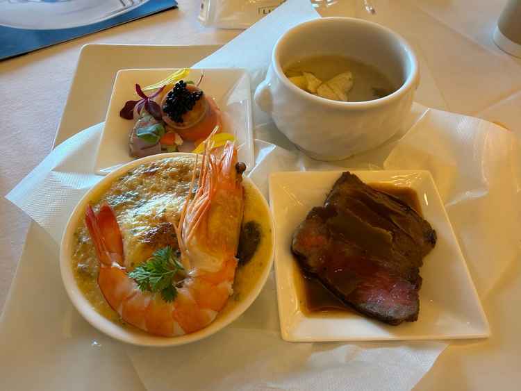 料理の写真。料理がすべてすごく美味しかった。