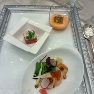 試食した料理。