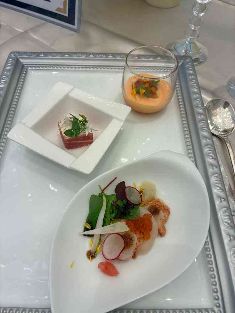 試食した料理。