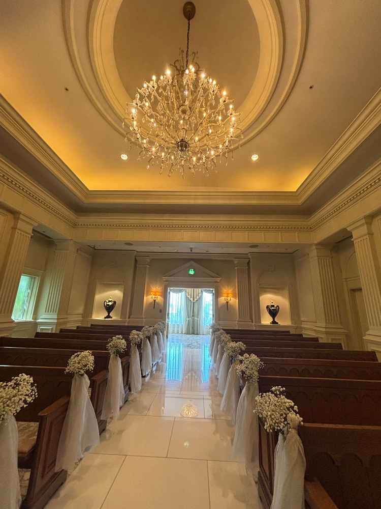 チャペルを反対から見ました。