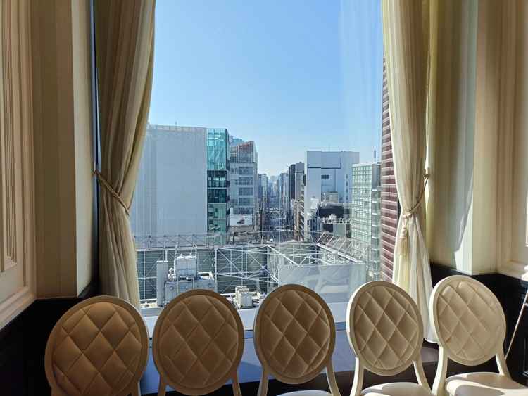 ウェイティングルームからの眺望。