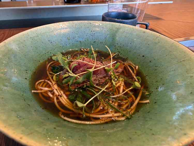 締めのおそうめん