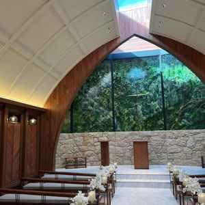 チャペルの写真です。少しロードが短く感じました。