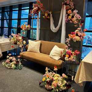 披露宴会場です。横長の長方形でした。来年リニューアルするそうです。