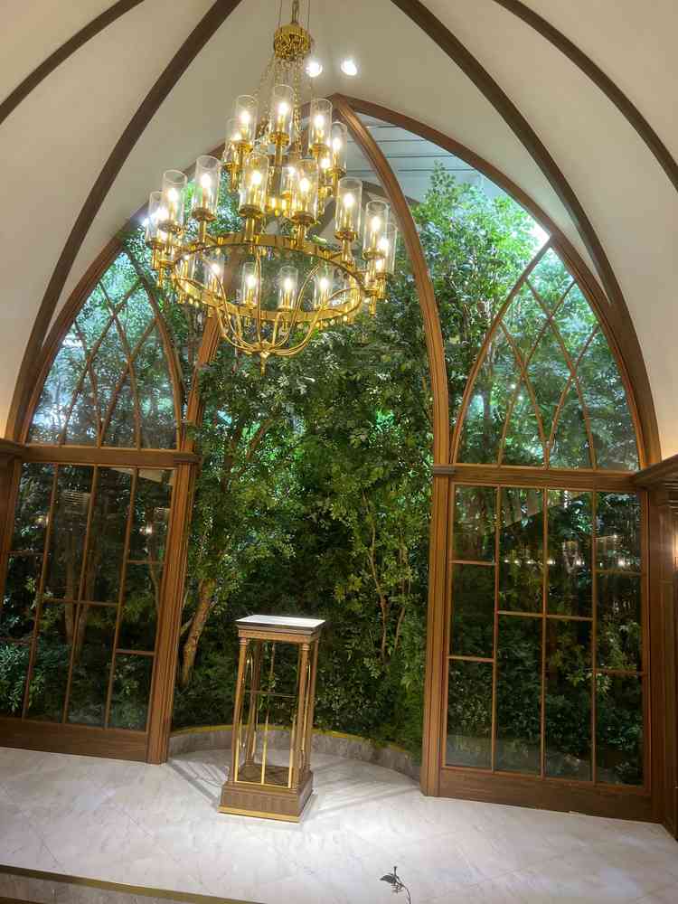 自然あふれるチャペル