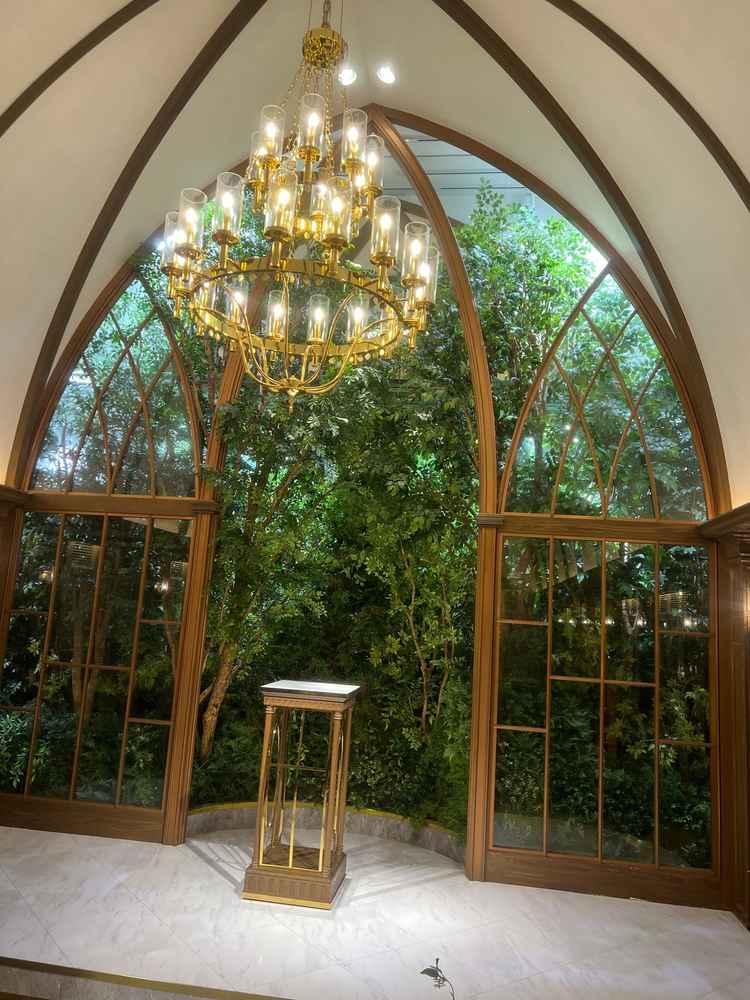 自然あふれるチャペル