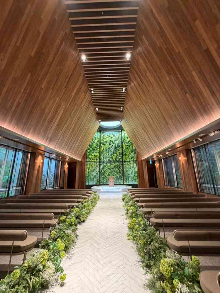 チャペルが本当に綺麗でした