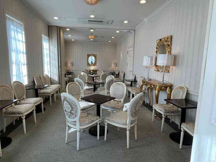 家族の控室が広くて、ゆっくりできそう。