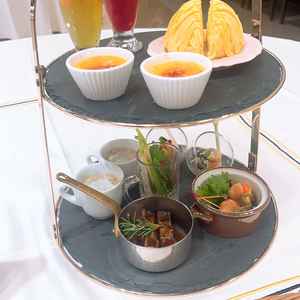 コース料理の試食写真です
