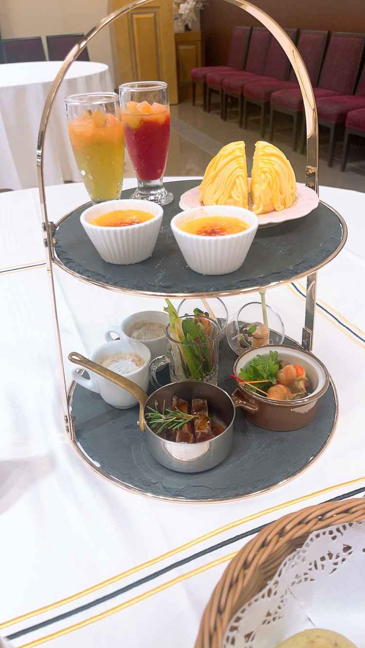 コース料理の試食写真です