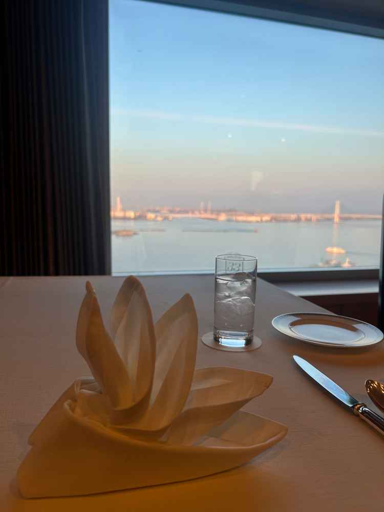 試食会場からの景色。