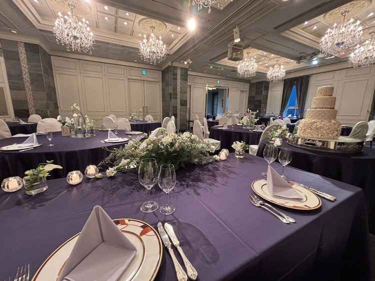 素敵な雰囲気な披露宴会場