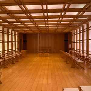 神前式の場もシンプルながら洗練されており、素敵な空間でした。