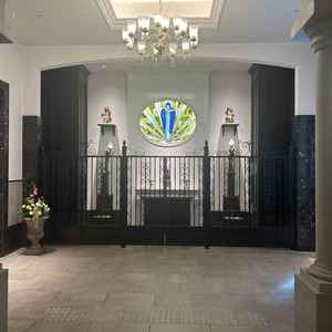 ホテルモントレ姫路の中の一部です。ステンドグラスなどがあり雰囲気を感じられる場所でした。