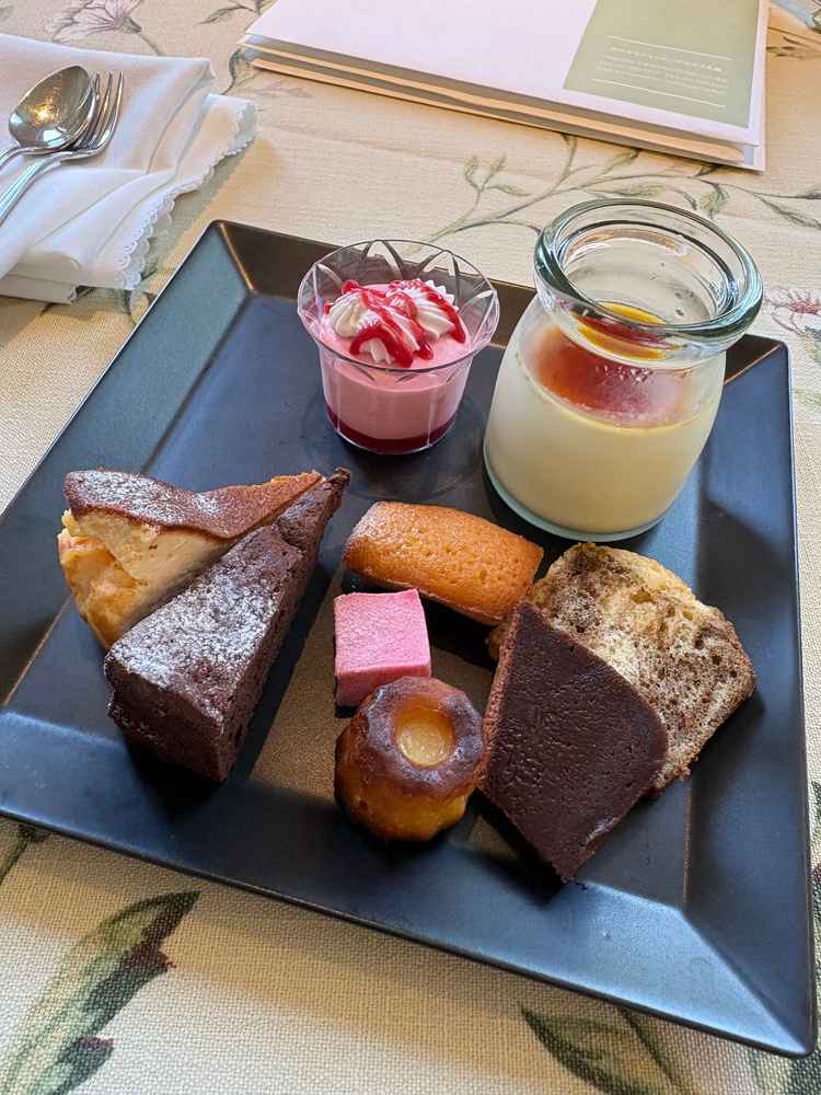 試食のデザートです。