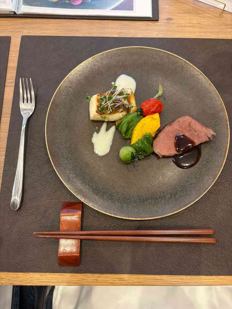 試食でいただいたお魚とお肉