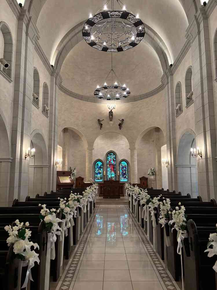 チャペルのバージンロードは仙台で1番長い