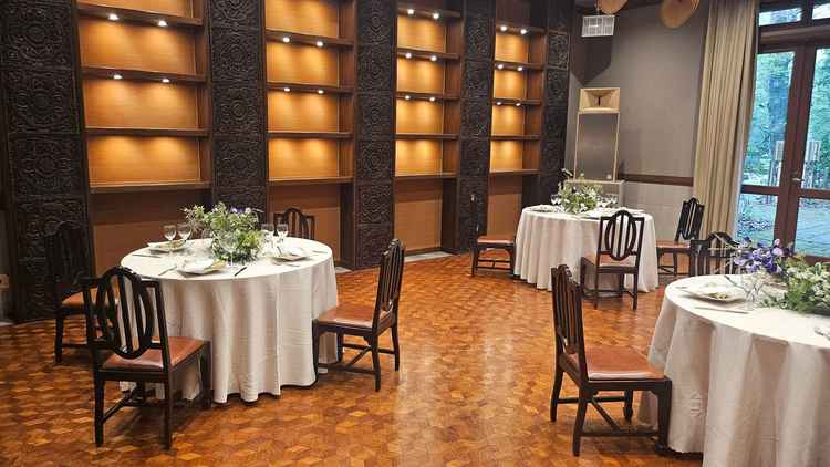 披露宴会場(1階)　少人数用の会場だそうです