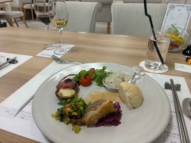 試食会の料理の様子。ちょっとずつ味わえる量だったので各料理楽しめました。