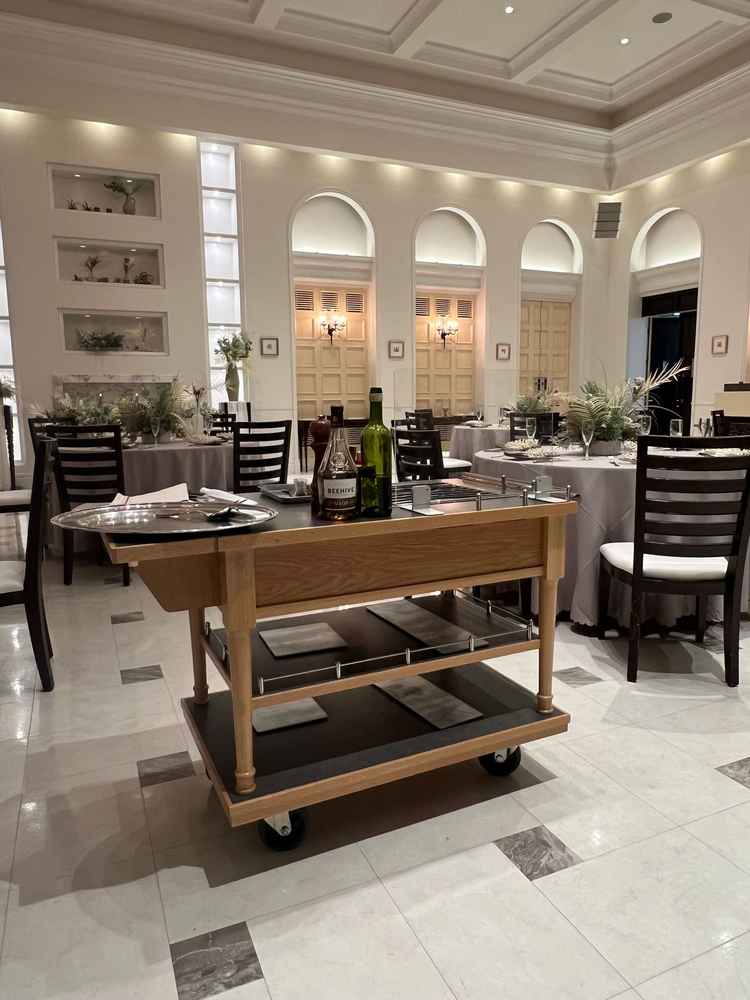 フランベ体験ができました