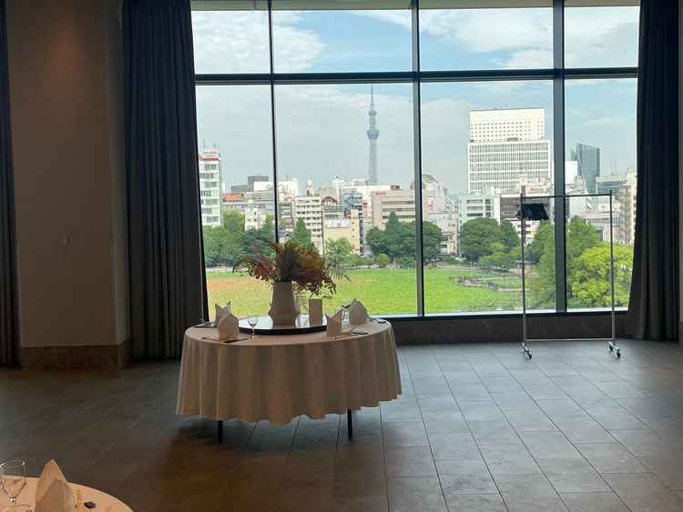 スカイツリーがよく見えます。