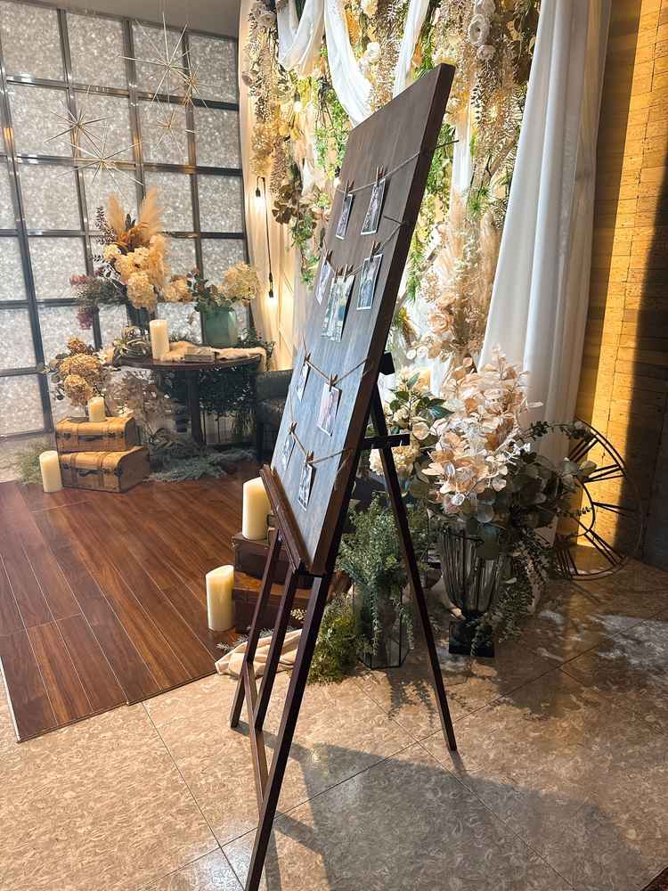 19階の会場受付のすぐ横の撮影スペースのようでした。