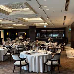 挙式会場は落ち着いた雰囲気でした。