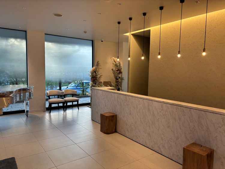 ゲストの方が初めに訪れるレセプション。