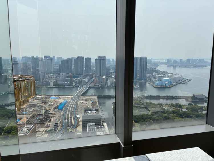 窓から見える景色