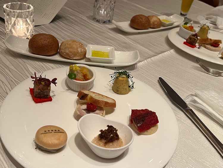 試食した前菜