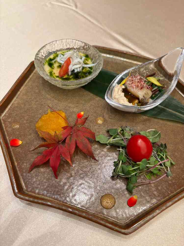 季節感のある前菜