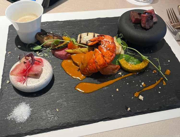 料理がとてもおいしかった。