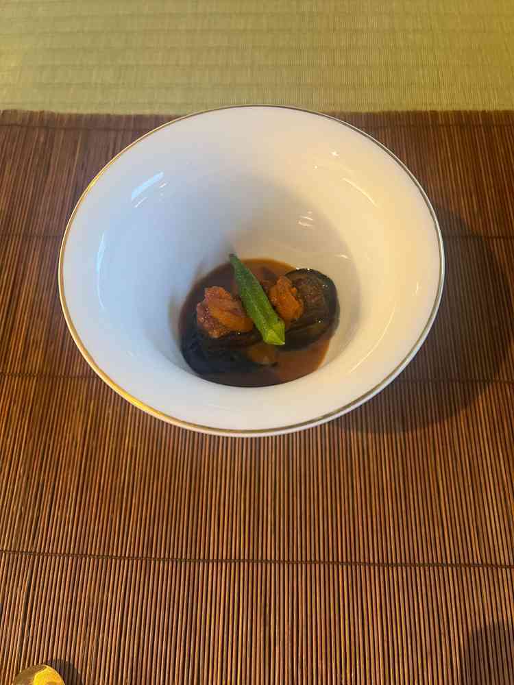 試食会で出てきたメイン料理。とても見た目も素敵で味も美味しかったです。