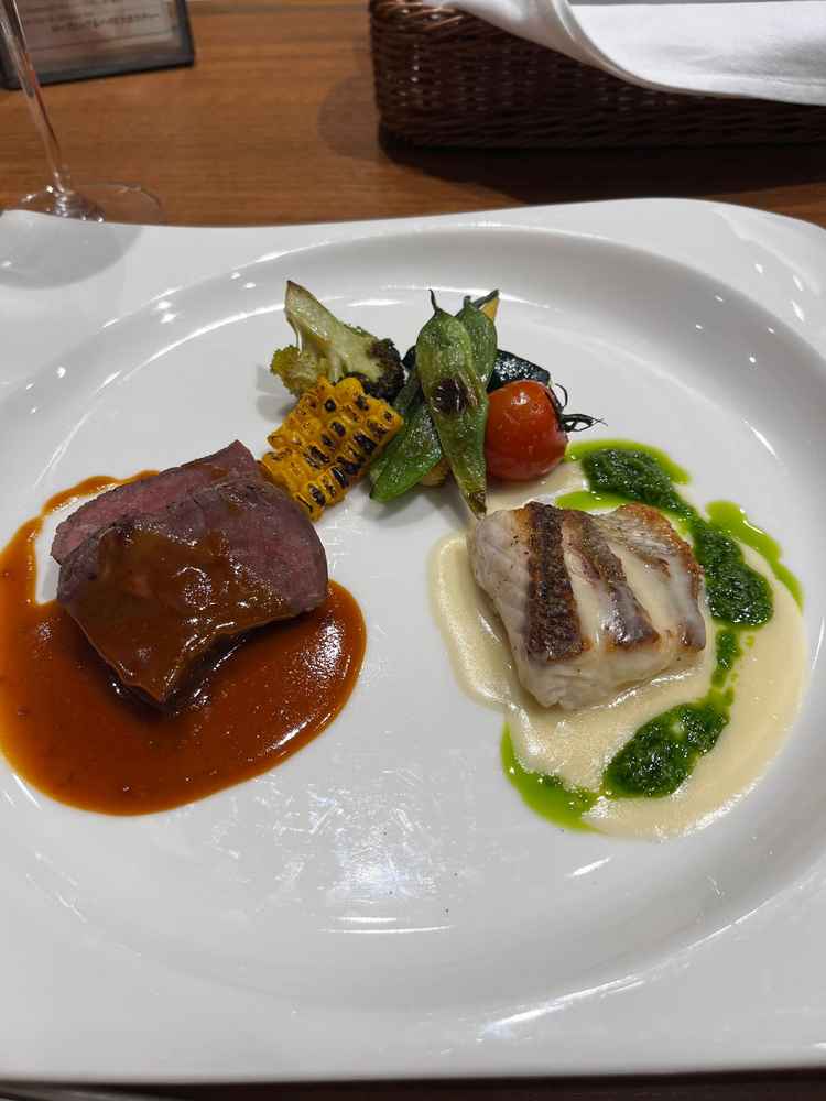 フレンチと和を合わせた料理。美味しかったです！