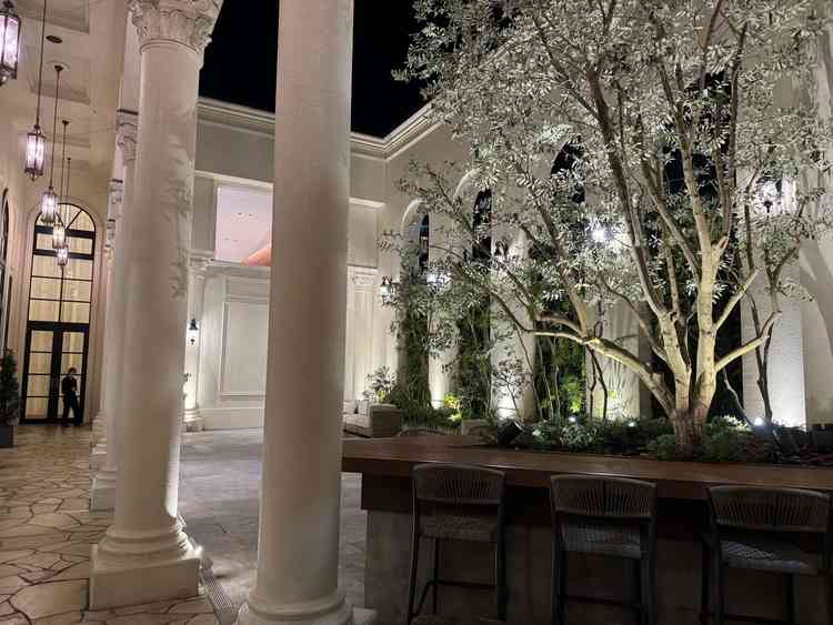 中庭の雰囲気が落ち着いていて良かったです