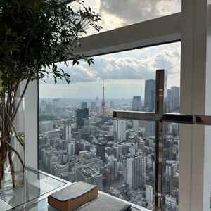 式場から見える東京タワー
