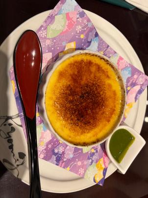 試食したデザート