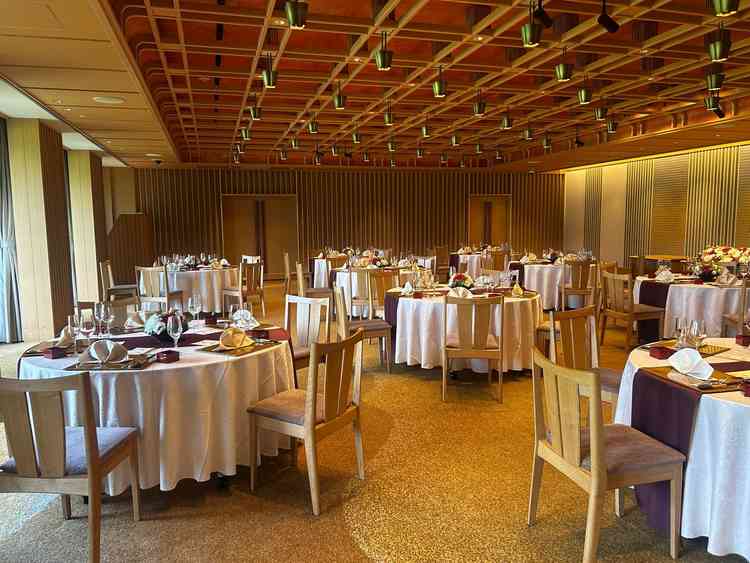 披露宴会場、相生