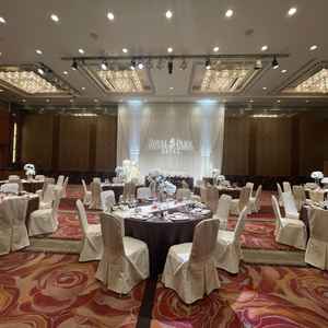 披露宴会場の雰囲気。