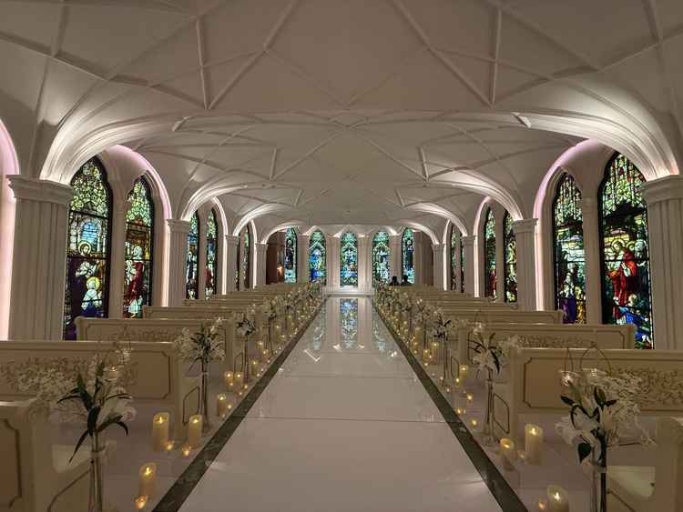 チャペル入場場所からの景色です。