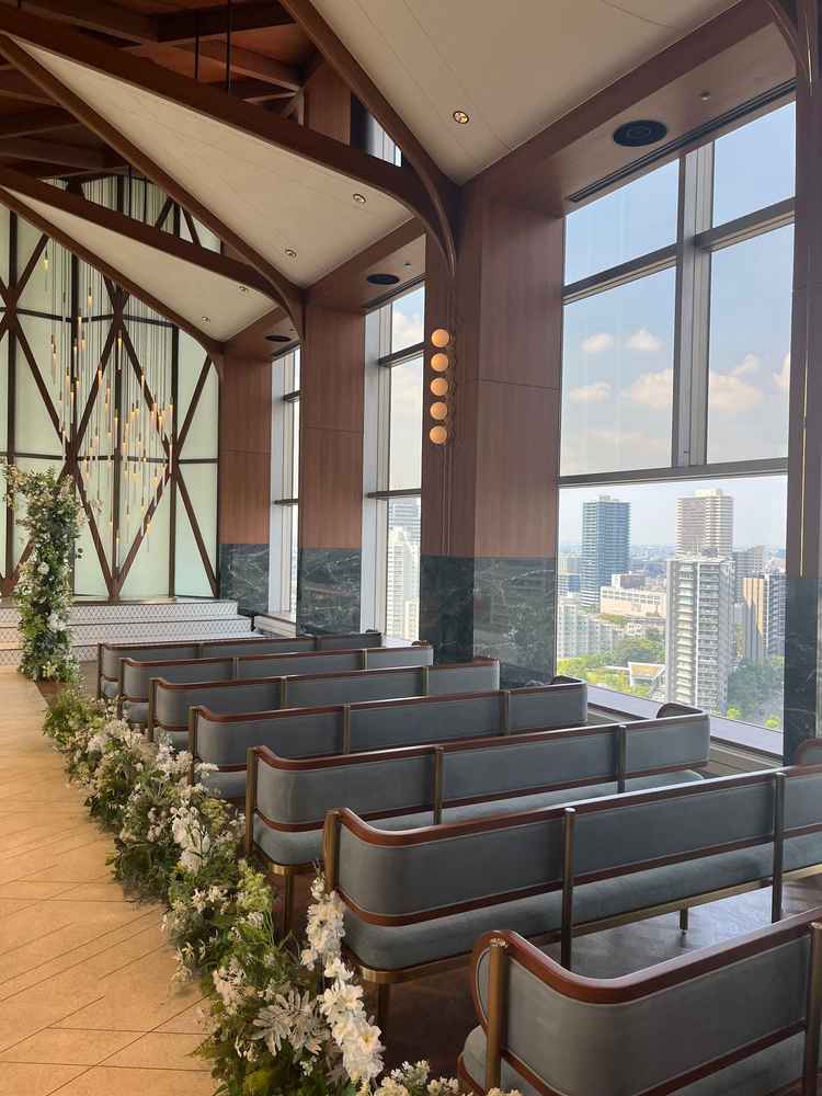 周りに高い建物がないので、開放的です。