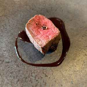 試食（牛ヒレ肉）