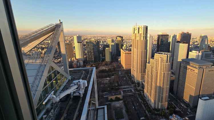 外の景色、高層階でとても良かった